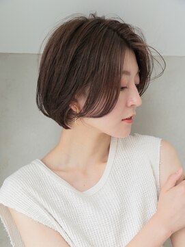 ロンド パルティール 大宮(Lond partir) ミニウルフレイヤーカット顔周りカット前髪カットショート/大宮