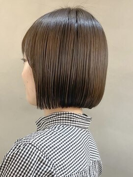 ロンドシエル 横浜(Lond ciel) 【阿部もえる】ショコラアッシュ×髪質改善ボブ