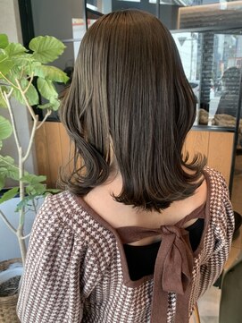 ロンドエニカ 大宮(Lond enika) オリーブベージュ　透明感カラー　透け感　【大宮美容室】