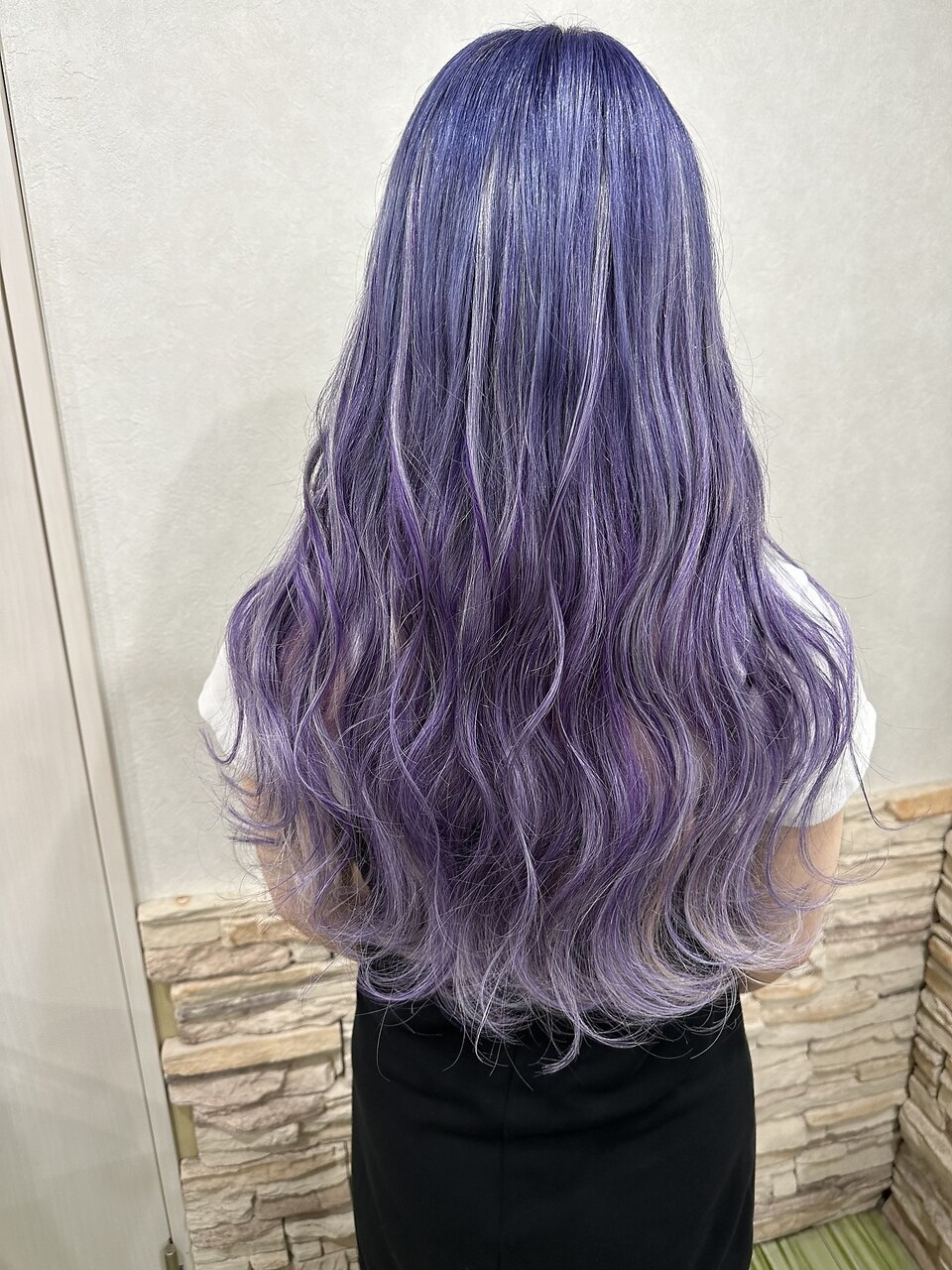 ラベンダーシルバー#シールエクステ#大人ガーリー#韓国#小倉