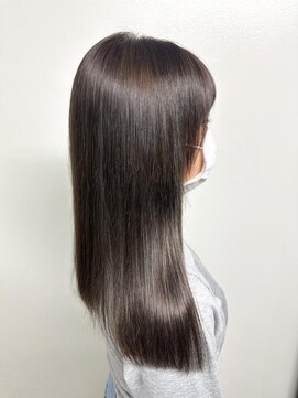 バブルス 新所沢店(BUBBLES) 透明感カラー◎カーキベージュ♪