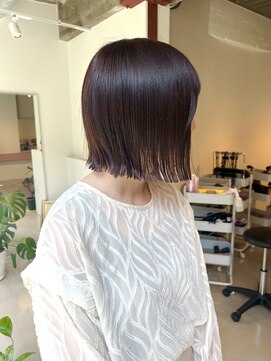 エト 梅田(eto) ピンクブラウン/ボブ