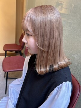 ルシュカイチマルニ(Rasca102) Rasca◇ミルクティーベージュ ブリーチカラー ハイトーンカラー