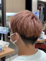倶楽部ヘアーズ 醍醐本店(HAIR'S)&nbsp;【醍醐美容室】20代30代/垢抜けトリプルカラー サーモンピンク