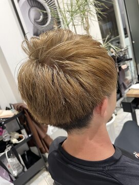 レシェル 桑名店(RECIEL) メンズショート×アッシュベージュ