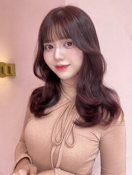 ボタン シブヤ(VOTAN SHIBUYA) ベージュ/韓国ヘア/渋谷/レイヤー/顔まわり/前髪