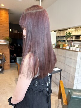 イル(ill) ダブルカラー　ブリーチ　ピンクバイオレット