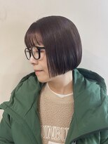 ノエル(NOEL) 大人ボブ × ピンクブラウンカラー