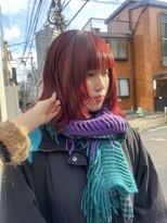 レッド、ブリーチなしレッド