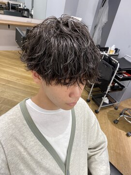 アレス バイ シカ 神戸三宮元町店(ALLES by Cica) 緩め波巻き無造作マッシュ