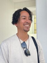 シュシュ 宜野湾店(chou chou)&nbsp;ブルーブラック/スペインカール/スパイキーショート/宜野湾