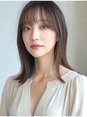 20代30代40代大人可愛外ハネミディアムスタイル