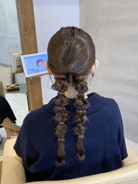 シャンプー ひろせ店(SHAMPOO) 編みおろしヘアセット