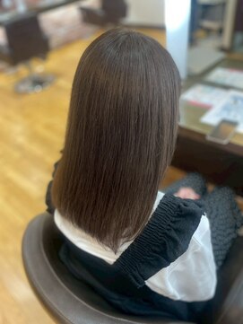 ヴァンカウンシル 清須店(VANCOUNCIL) 毛先まで潤う◎ナチュラルツヤ髪セミロング/髪質改善/ストレート