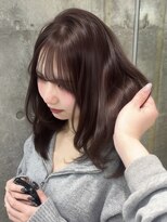 ロンドメリア 天神大名店(Lond Melia) 黒髪カタログ/オリーブグレー/ココアベージュ/小顔に見せるヘア