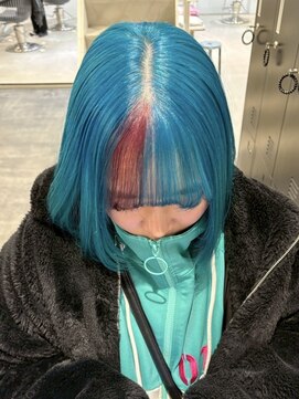 ラック 表参道(LUCK) デザインカラー/ブルー/推しカラー/ピンク