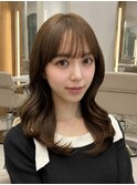 ●上品2way前髪顔まわりのレイヤーカット♪韓国風/20/30代