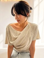 ユイマァル 倉敷(YUIMARL)&nbsp;倉敷顔周りカット20代30代簡単アレンジスタイルレイヤーカット