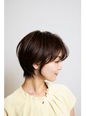 40代50代ショートヘア/白髪ぼかし/白髪染め/リタッチ/仙川