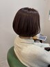 【白髪抑制エイジング艶カラー】+カット+スパ+トリートメント