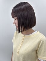 ハロ(HALO) ぱっつん×艶カシスピンク