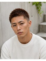 MEN's Baguz MEN'Sカット/ MEN'Sパーマ/ MEN'Sカラー フェード×スパイキーショートツイストパーマ束感メンズ