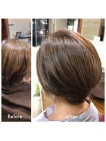 フラワーズビィーオーディー(FLOWERS BOD)&nbsp;イルミナカラー+ローライトのグレイカラー