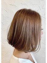 ヘアーサロン オンリーホープ(HAIR SALON ONLY HOPE) ベージュ ミディアム ボブ