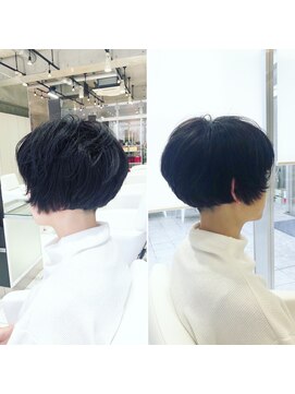 レンジシ オモテサンドウ(RENJISHI omotesando) 癖毛を動きに変えるショートボブ！＜本橋寛道＞