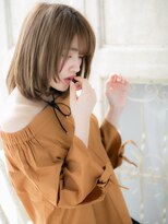 モッズ ヘア 福岡姪浜店(mod's hair)&nbsp;*mod's姪浜*…カーキベージュxレイヤーカット☆前下がりミディd