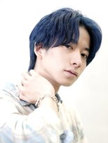 メンズヘアセンス 渋谷(MEN'S HAIR SENSE) 【SENSE original】インディゴブルー 韓流センターパート