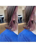 ヘアーサロン リバース(Hair Salon Rebirth)&nbsp;【防府/Rebirth】インナー　ピンクパープル