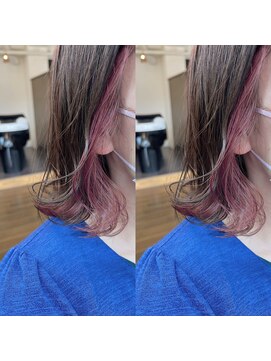 ヘアーサロン リバース(Hair Salon Rebirth) 【防府/Rebirth】インナー　ピンクパープル