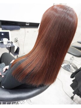 ヘアテリア リュウ 大塚(hair teria ryu) 艶感レッドブラウンカラー