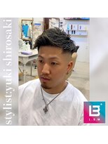 レジット メンズ ヘアサロン(LEGIT MEN's HAIR SALON)&nbsp;スキンフェード×ラウンドジェットモヒカン