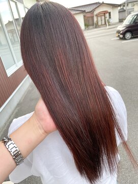 オル(Olu) 【MASAYA】髪質改善トリートメント×チェリーレッド