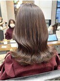 ラベンダーカラー 鎖骨ミディアム 20代30代40代