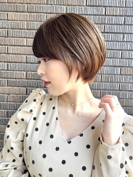 プルーヴ 秋葉原(prove) 30代40代大人女性/前髪ありショートボブ/ショートヘア/髪質改善