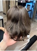 レイヤーカットくびれヘアカットハイライトカラー20代30代