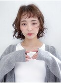 くびレイヤーボブパーマ