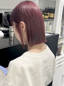ココ 原宿(KOKO) ボブ黒髪小顔クラゲヘアーオリーブグレーココアベージュ