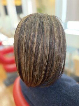 バンファミリージーナヘアー(Vanfamily gina hair) 白髪ぼかし