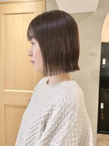 ローレン(LOREN)&nbsp;ミルクティーベージュぷつっとボブケアブリーチ 梅田