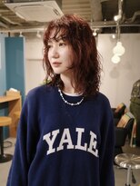 ヨー(Yoh-)&nbsp;【大人ウルフパーマ/阿部達哉】レイヤー/ミディアムパーマ