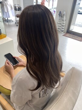 コト 福井大和田店(coto) くすみグレージュ　福井美容室