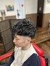 Ｂａｓｉｃ＋スペインカール　￥11000-【Barber/長沼】