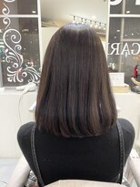ガーデン バイ イル(GARDEN by illu Co.Ltd)&nbsp;長めボブ深めアッシュブラウン♪