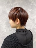 ショートカット/ひし形ショートボブ/前髪あり