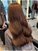 韓国ウェーブ/オレンジブラウン