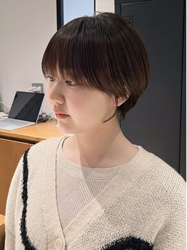 キャンバス 川崎(canvas.) 耳かけショート オレンジベージュ 【窪田】/川崎/美髪/髪質改善